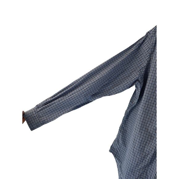 Ralph Lauren‎ Men's Blue Plaid Cotton Long Sleeve Button Down Dress Shirt Large - Picture 8 of 12